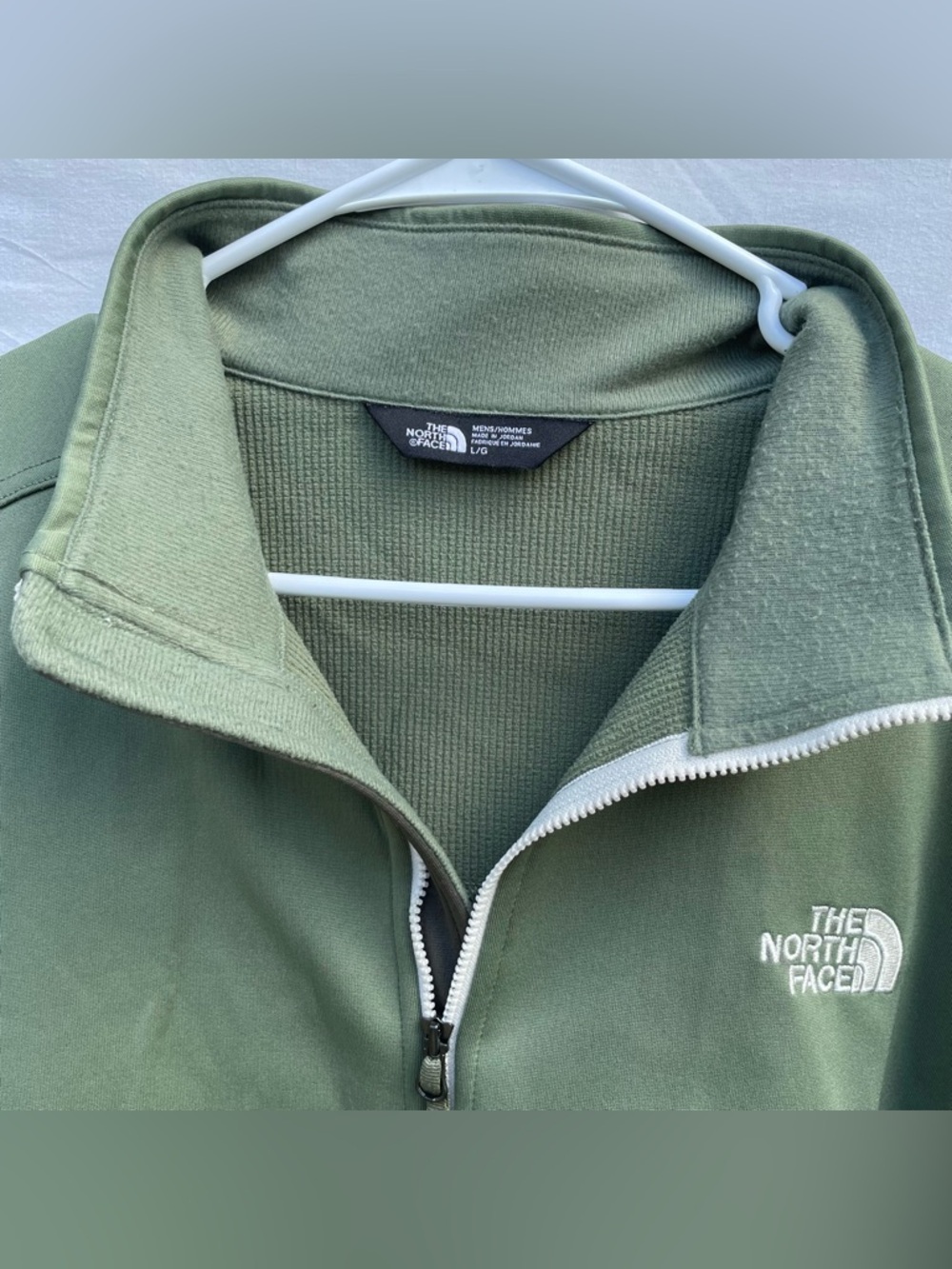 The North Face WindWall Green Soft Shell Lightweight Jacket Men’s Sz. Large - Picture 4 of 9